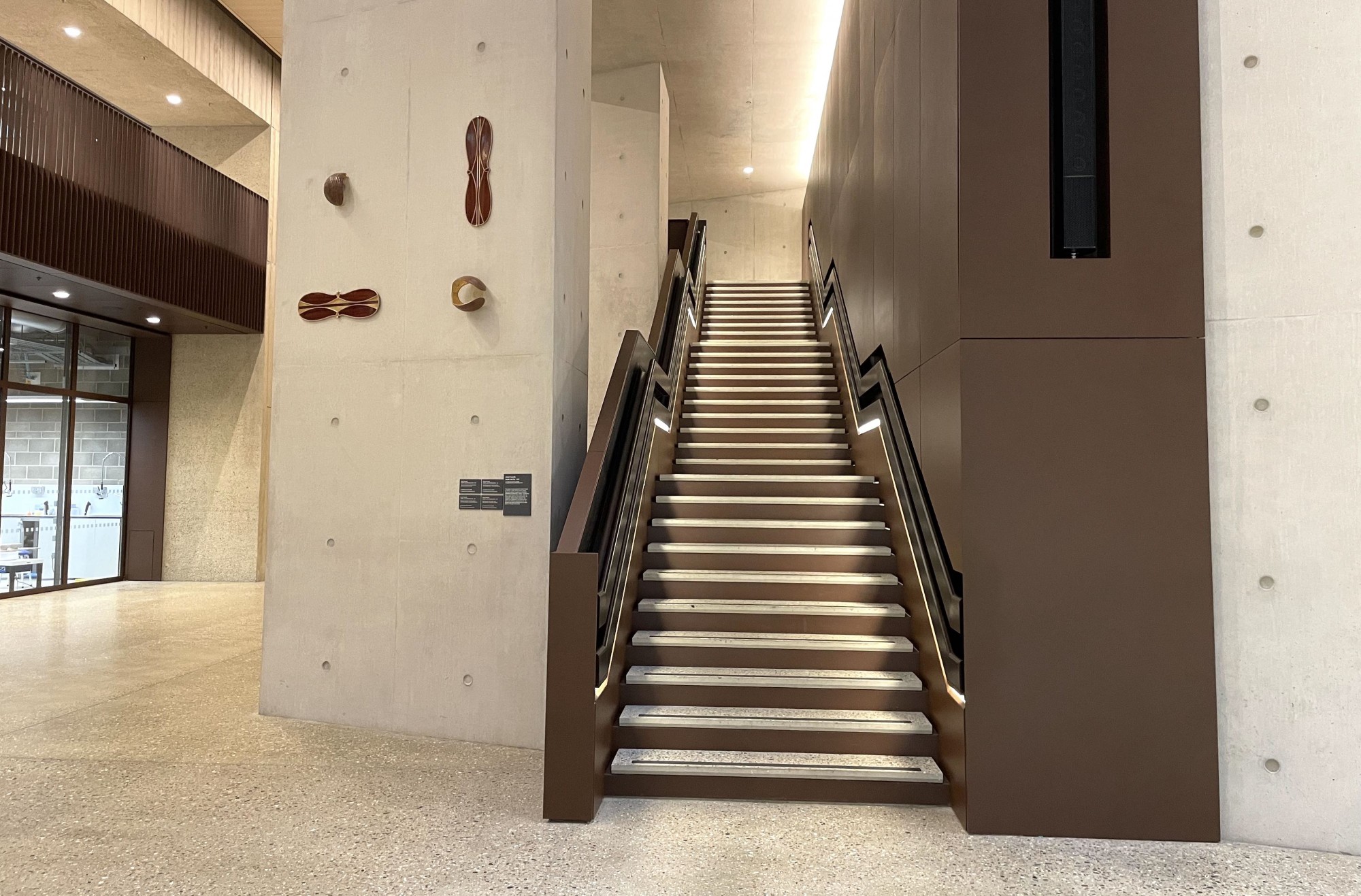 Staircase in Marshgate Building lobby